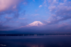 今朝の富士山
