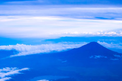 今日の富士山（空撮）