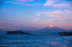 朝の富士山＿20160103