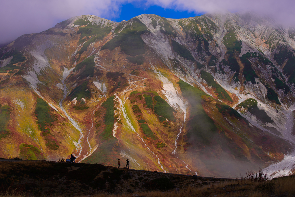 立山にて