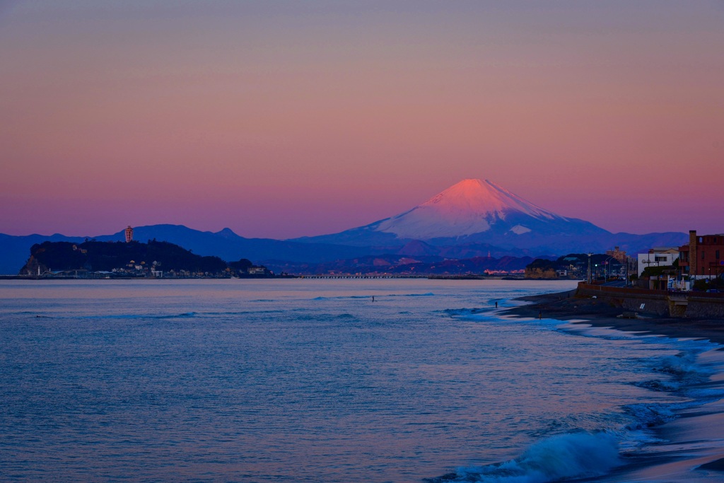 新春の富士山 稲村ヶ崎 By K Tomo Id 写真共有サイト Photohito