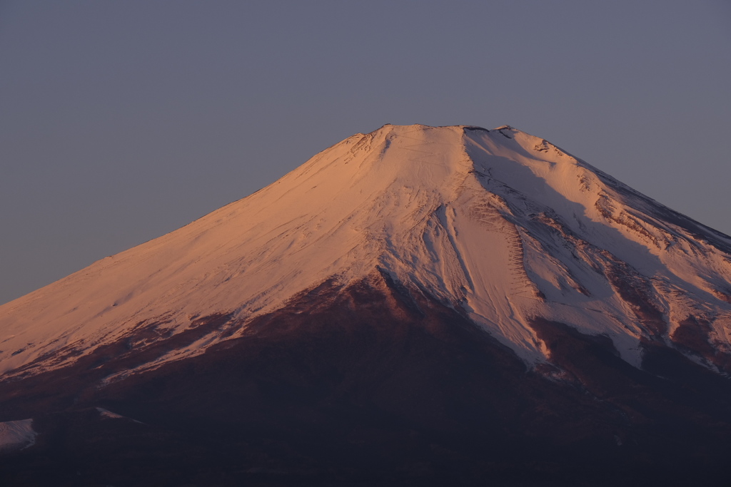 朝の富士山