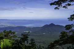 大山登山道からの日本海
