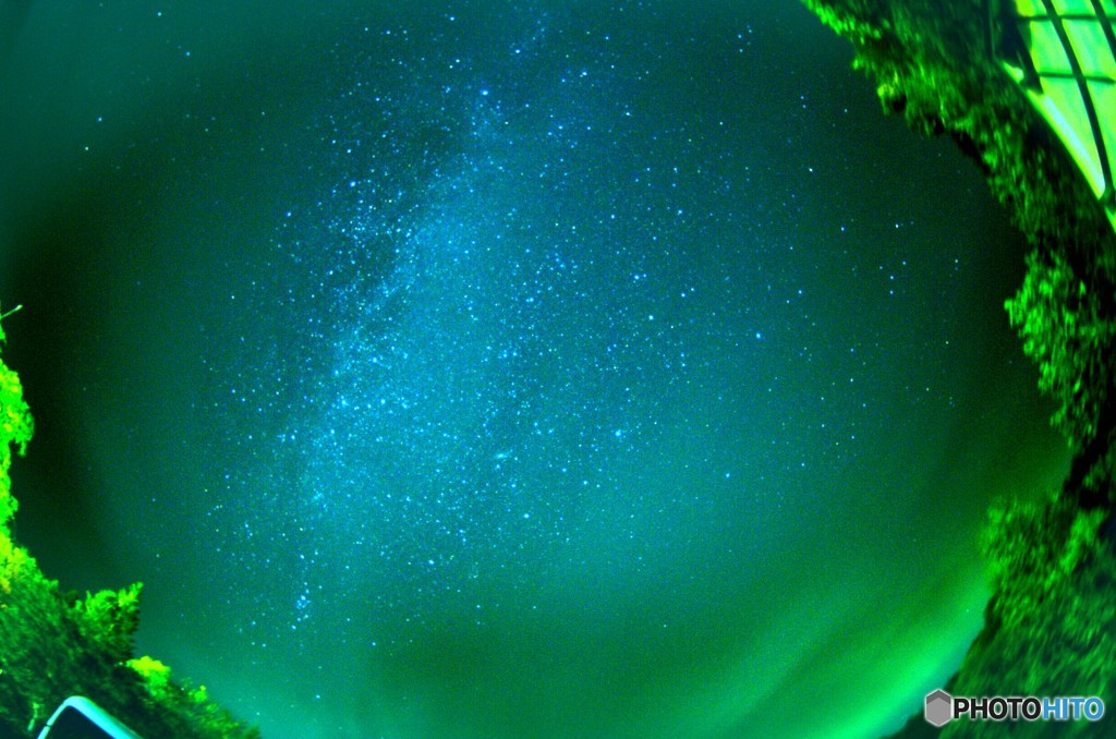 蔦温泉の星空