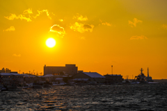 釧路の夕焼け３