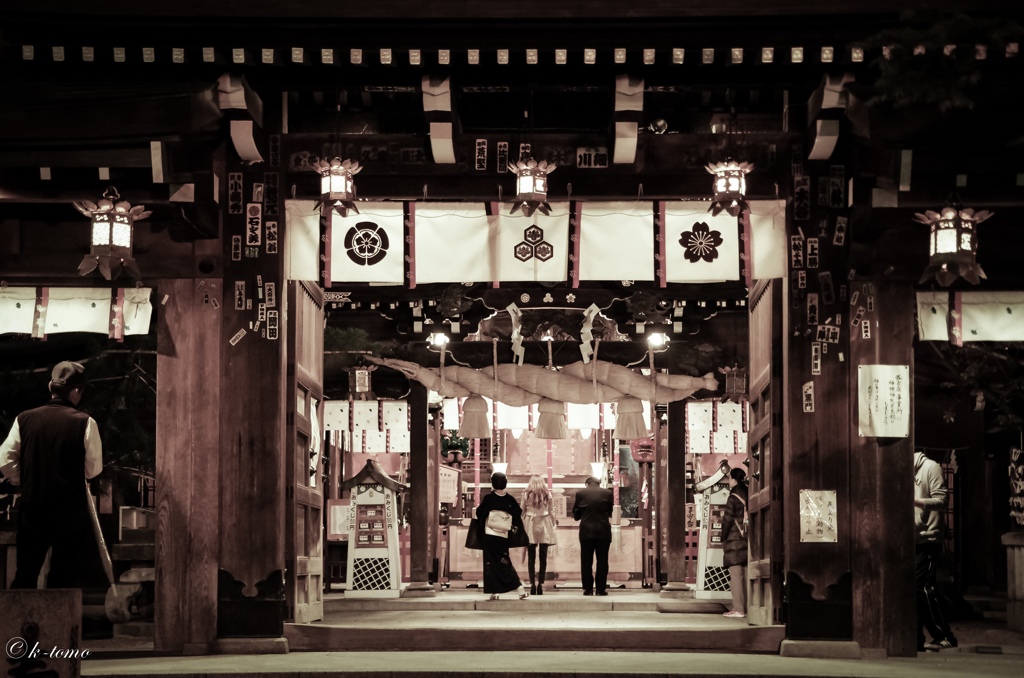 櫛田神社＿夜情②