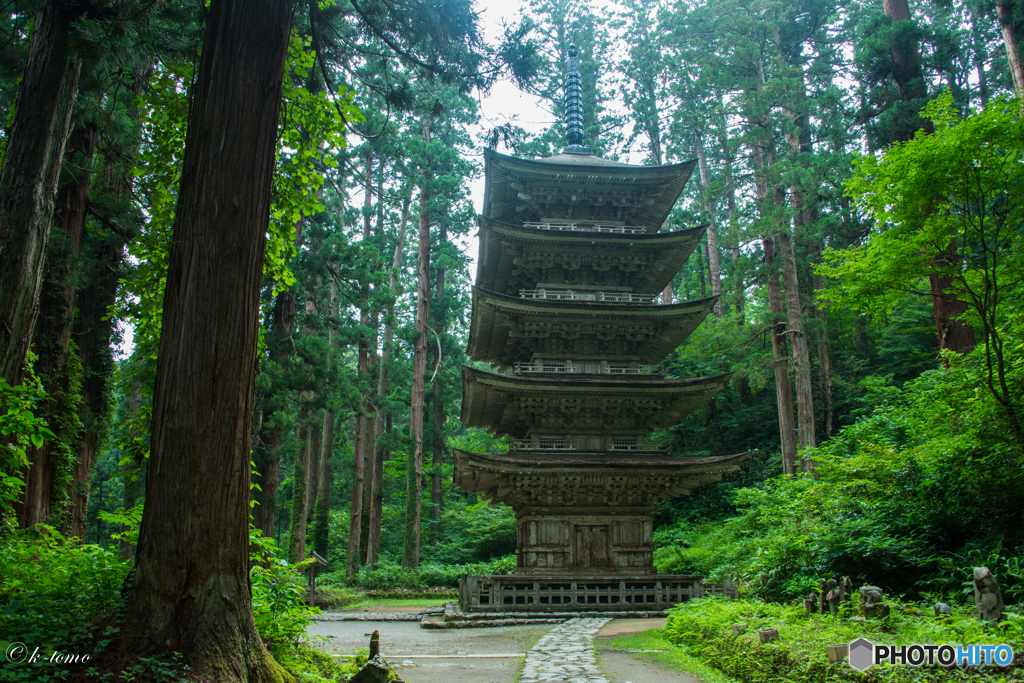羽黒山４＿五重塔
