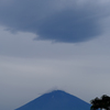 曇り空の富士