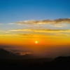富山の夕陽