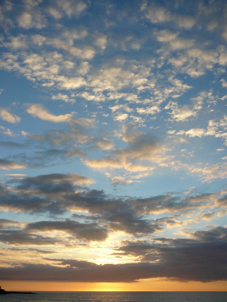 ハワイ島にて〜夕焼け空〜