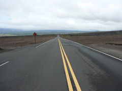 ハワイ島にて〜道路〜