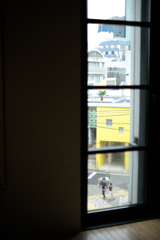窓から見える景色