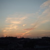 橙に染まる雲