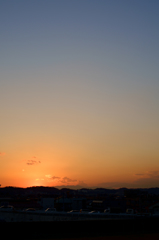 夕暮れ