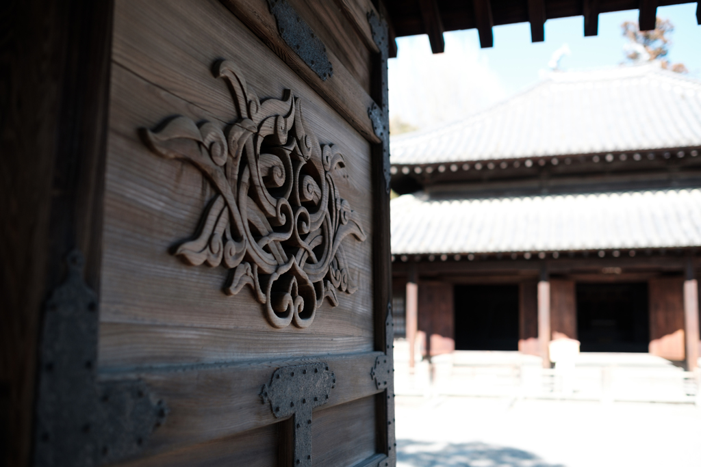 足利学校　門の装飾