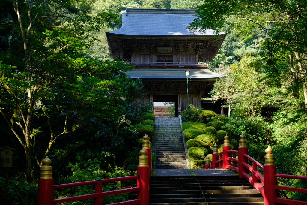 雲巌寺にて