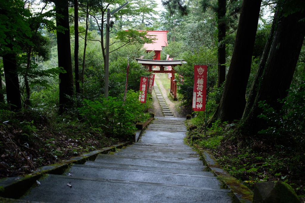鷲子山上神社にて
