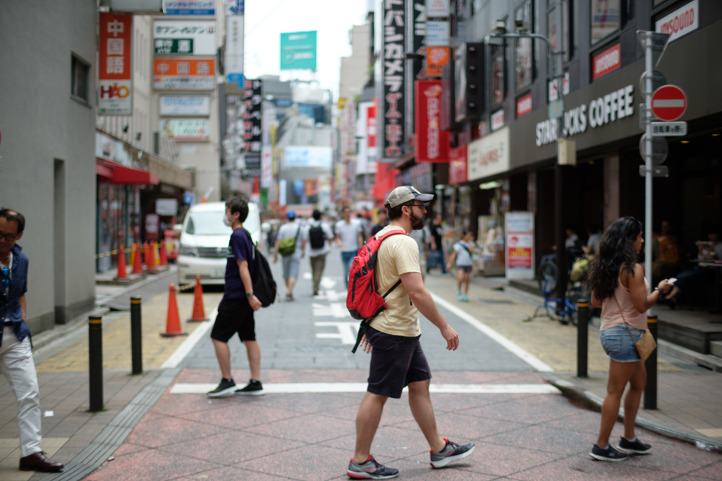 新宿にて