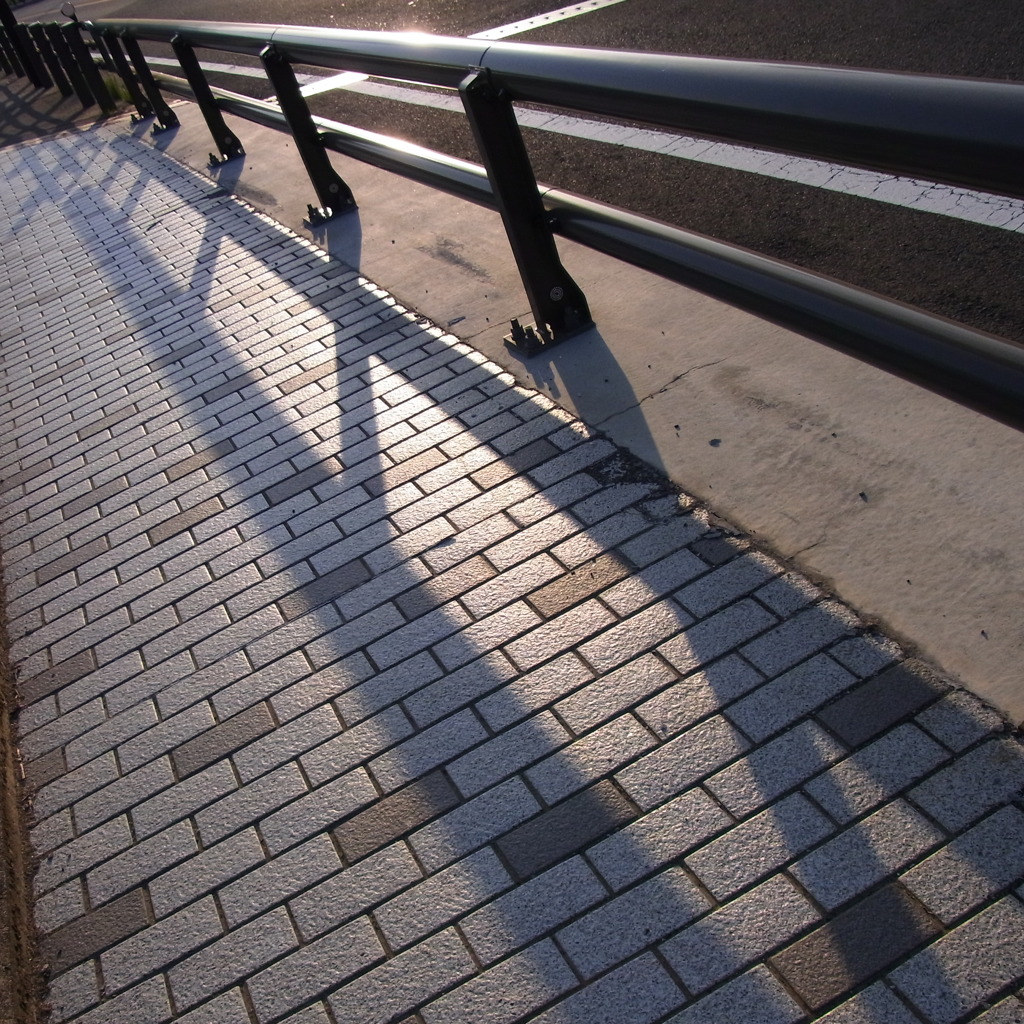 モデルのいない歩道