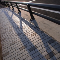 モデルのいない歩道