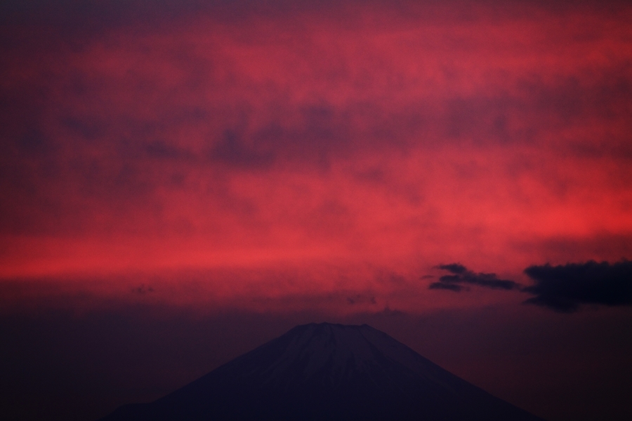 今日の夕景（富士#1）