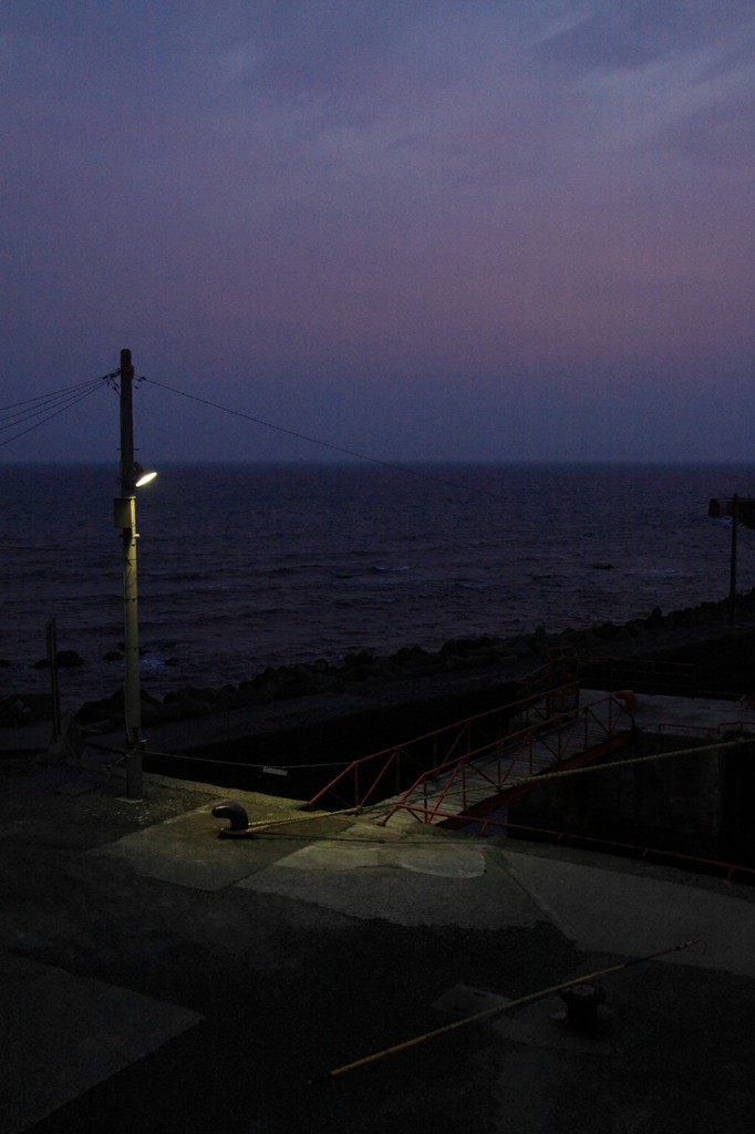 A faint light