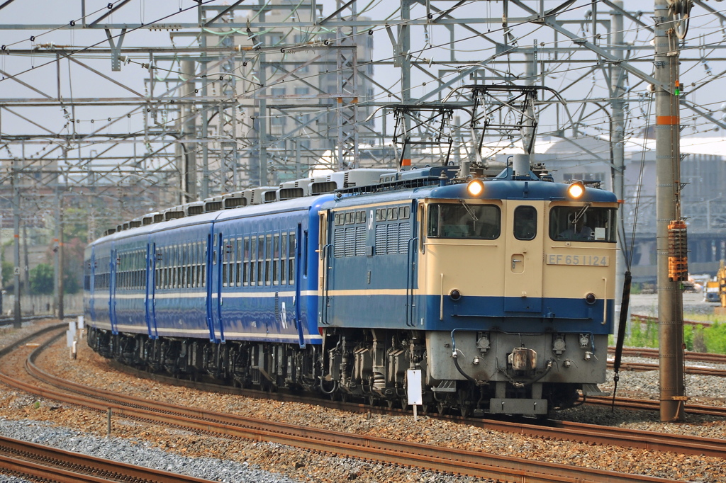 EF65-1124　北びわこ号送り込み