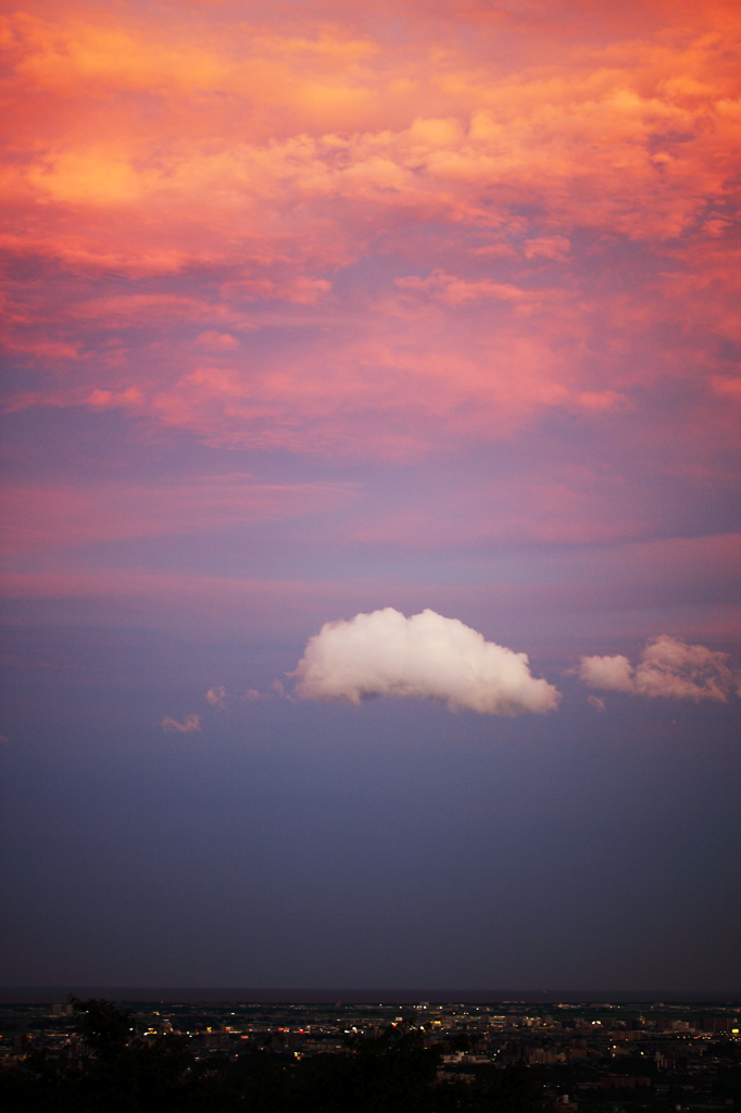 夕暮れ
