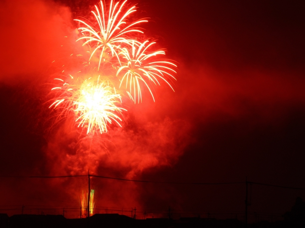 Fireworks at 地元。 -17