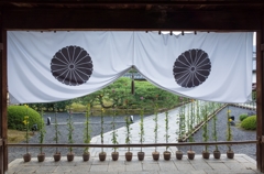 旧嵯峨御所大覚寺門跡にて