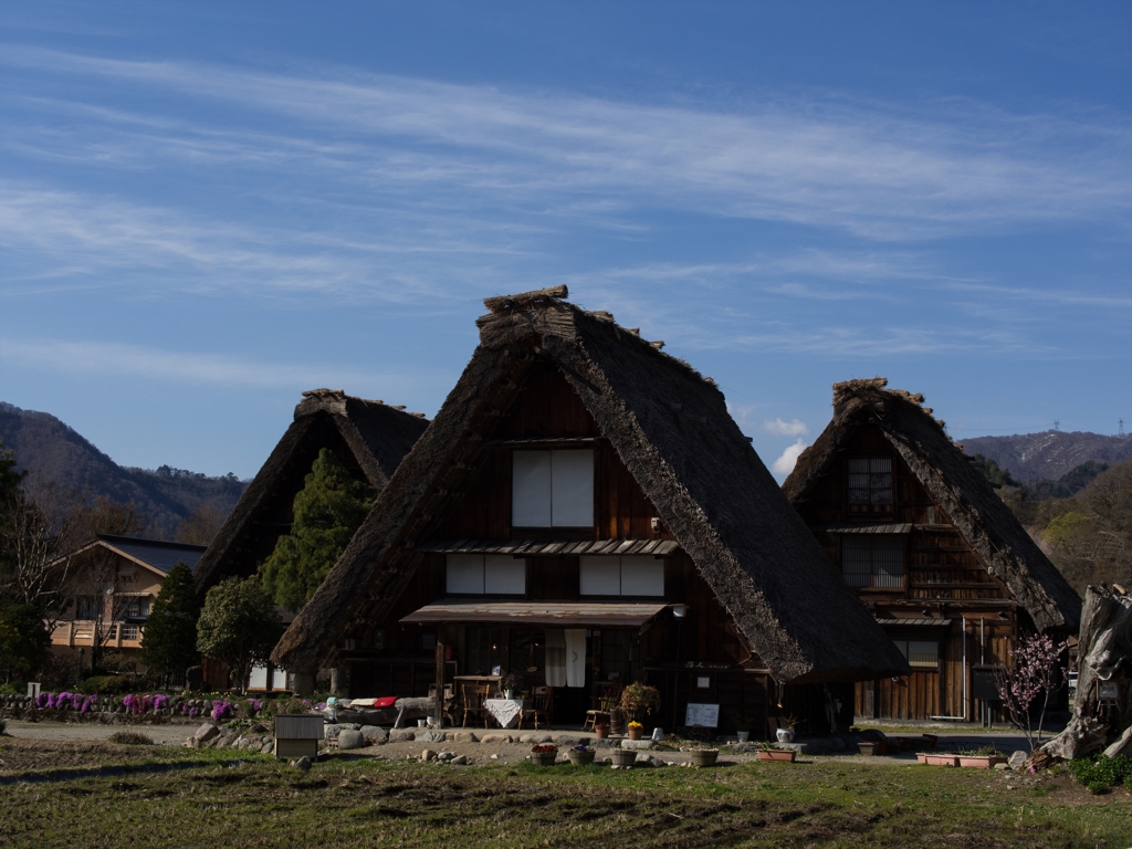 合掌作りの集落