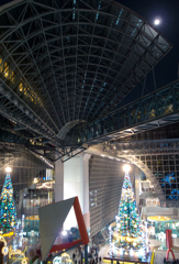 京都駅もイルミ