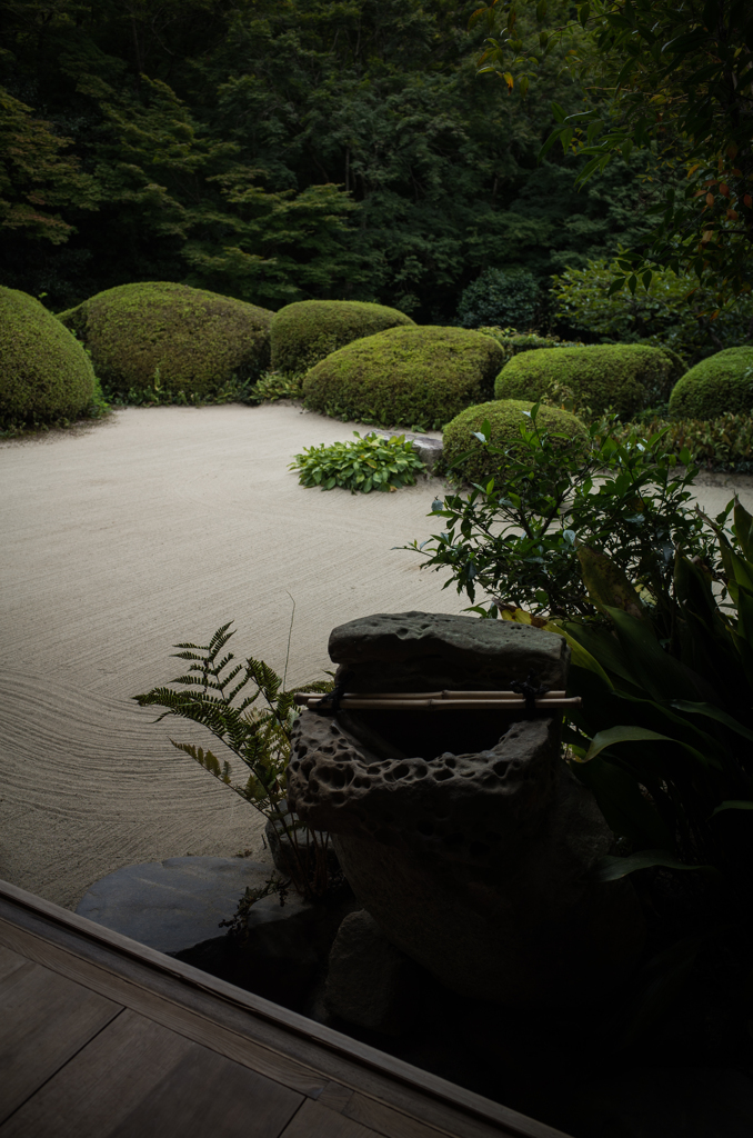 丈山の庭にて