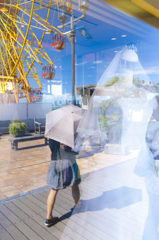 ガラス越しの神戸