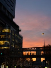 大阪夕空