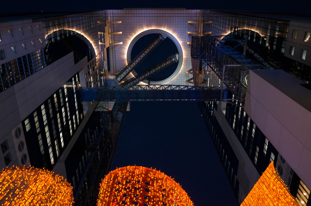 空中庭園の夜