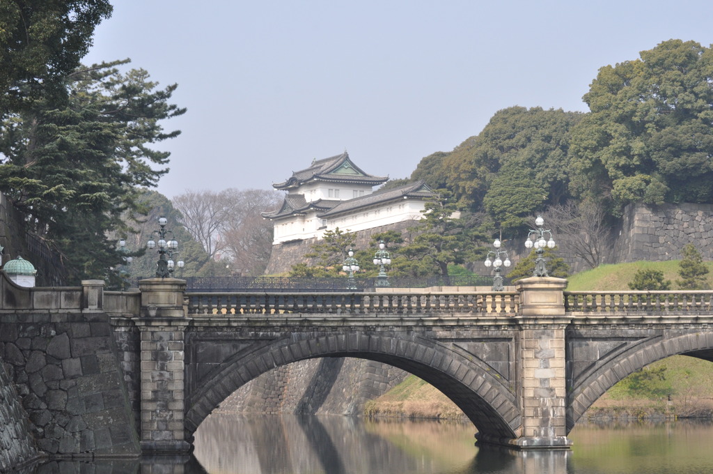 二重橋と伏見櫓