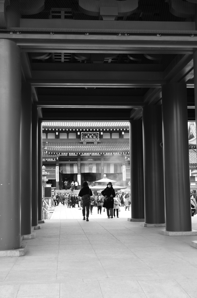 川崎大師にて