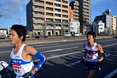 箱根駅伝　第1区　日体大ｖｓ駒大