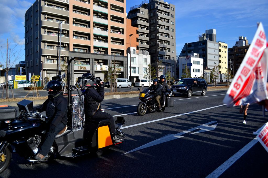 箱根駅伝　撮影隊バイクVersion