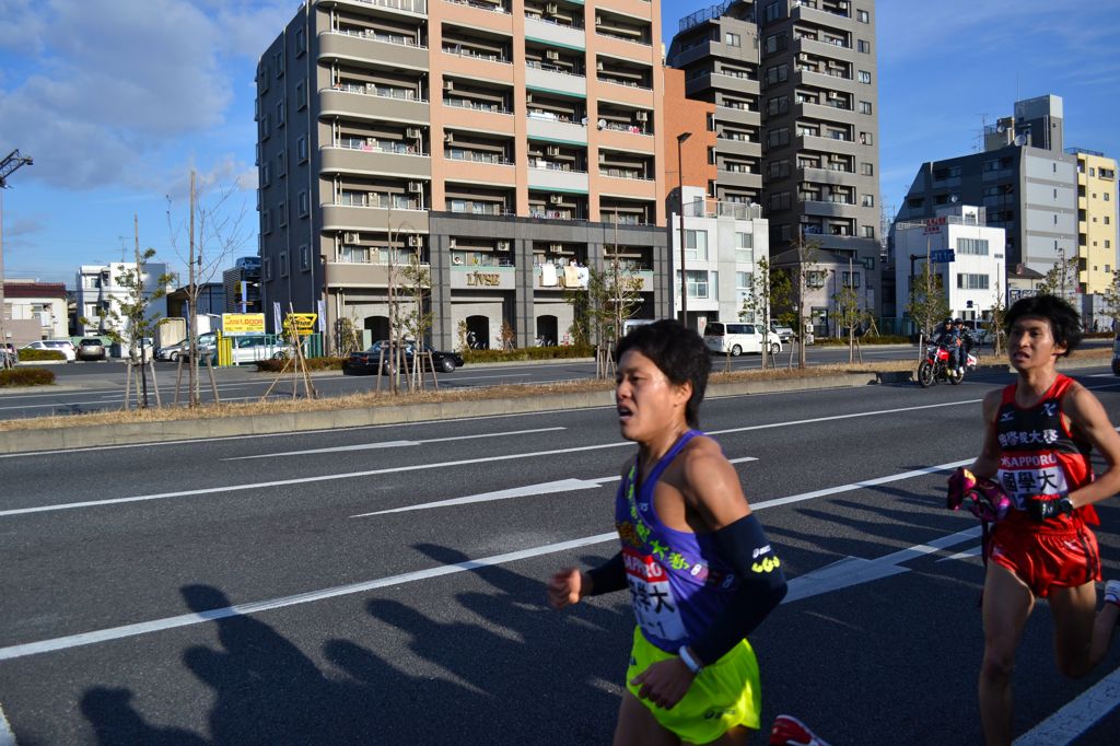 箱根駅伝　第1区　接戦