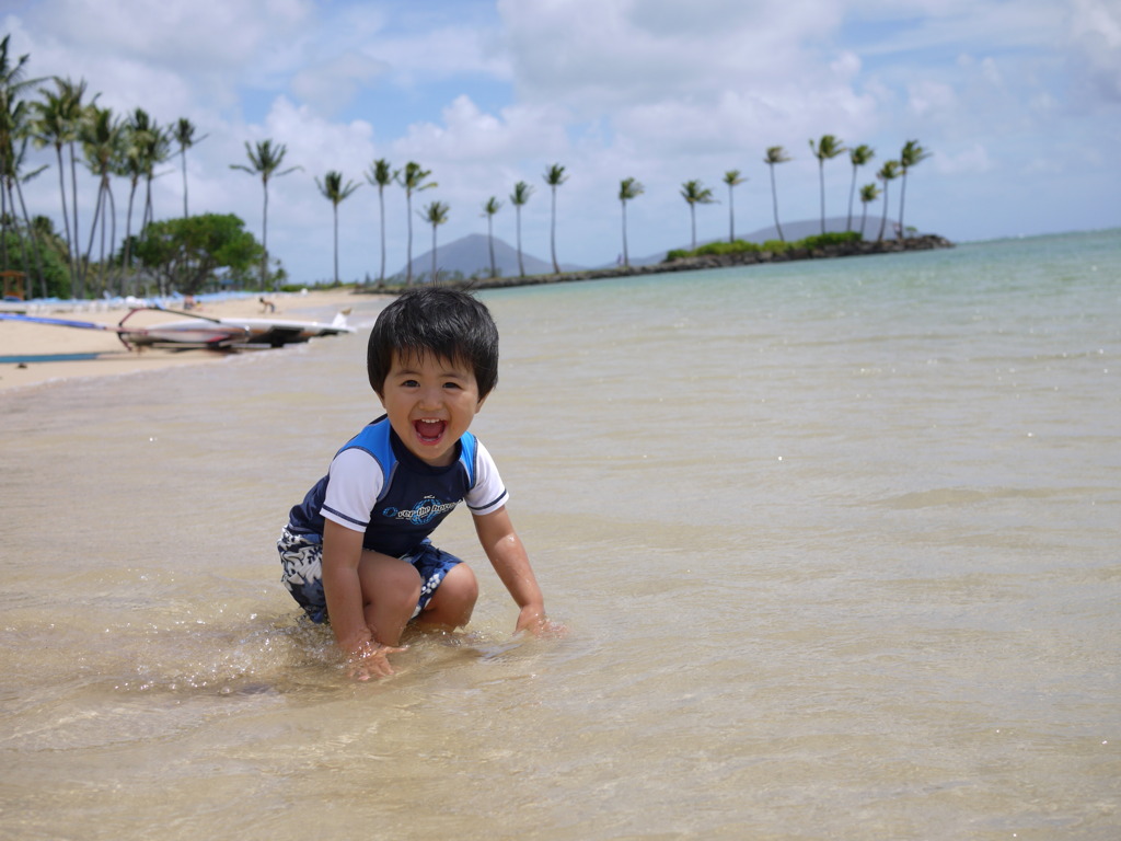 初めての海