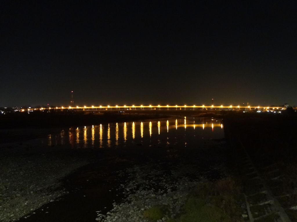 夜の立日橋３