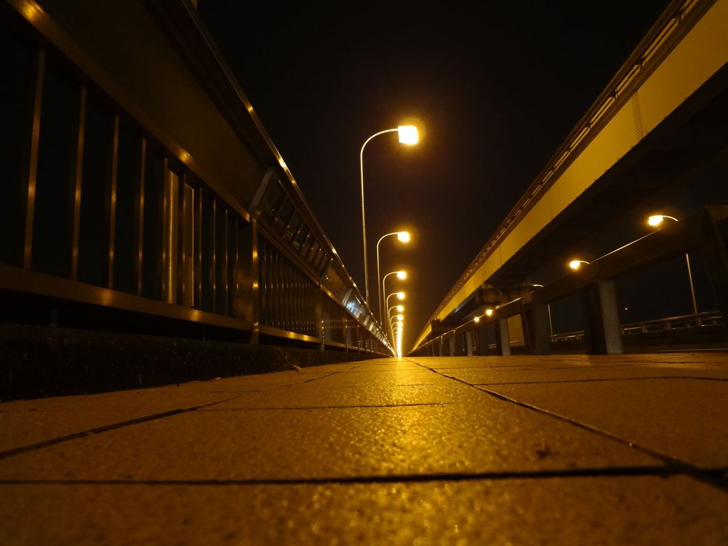夜の立日橋２