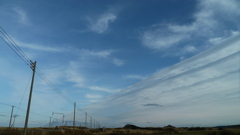 利尻島で見た、帯状雲～③