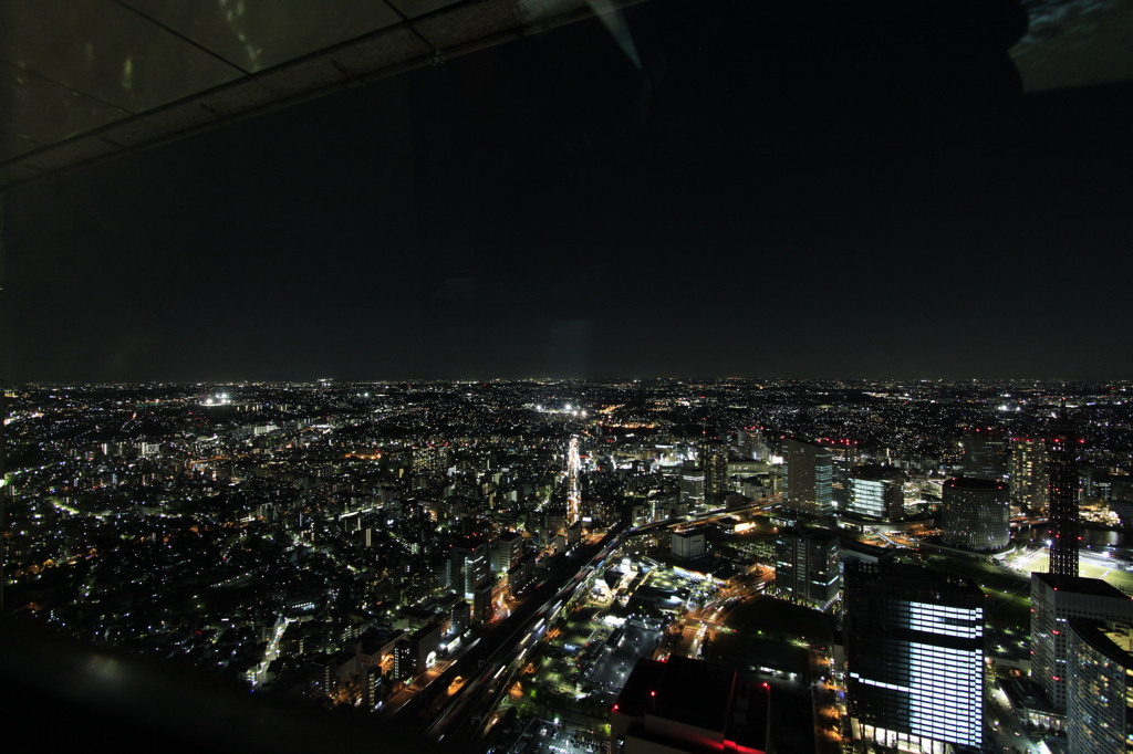 横浜ランドマークタワーにて2
