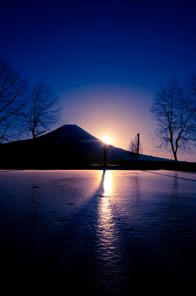 Rising Sun　Mt.Fuji