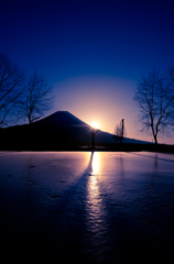 Rising Sun　Mt.Fuji