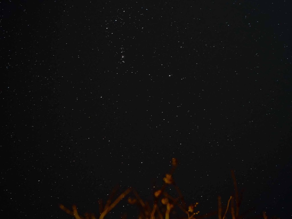 星をコンデジで