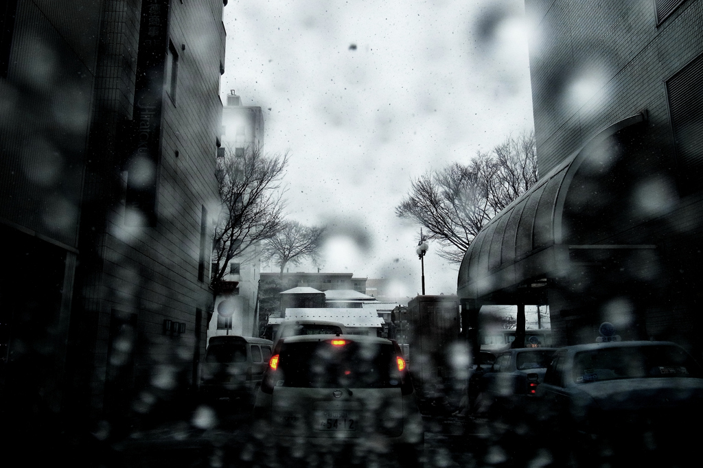 ワイパーを止めてみた